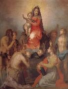 Andrea del Sarto Virgin Mary and her son with Christ oil painting